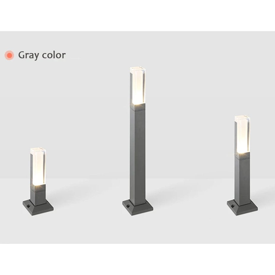 Verthara Modern LED Garden Light With Fixed Base – IP65 Waterproof - 10W - Aluminium - Warm/Cool White - Outdoor Landscape Lighting