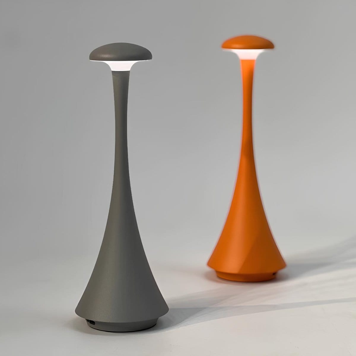Verthara Modern LED Mushroom Rechargeable Table Lamp