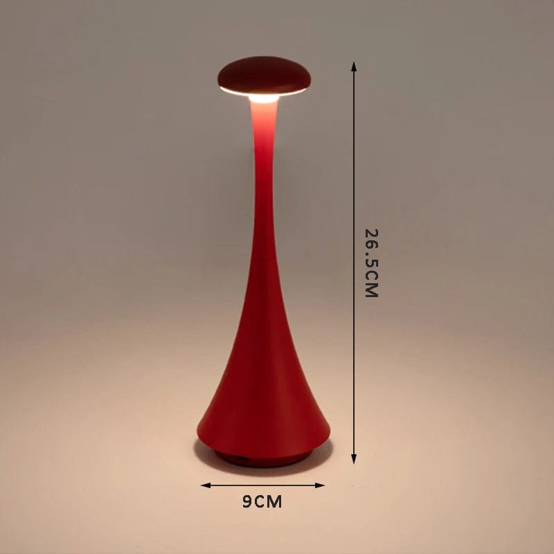 Verthara Modern LED Mushroom Rechargeable Table Lamp