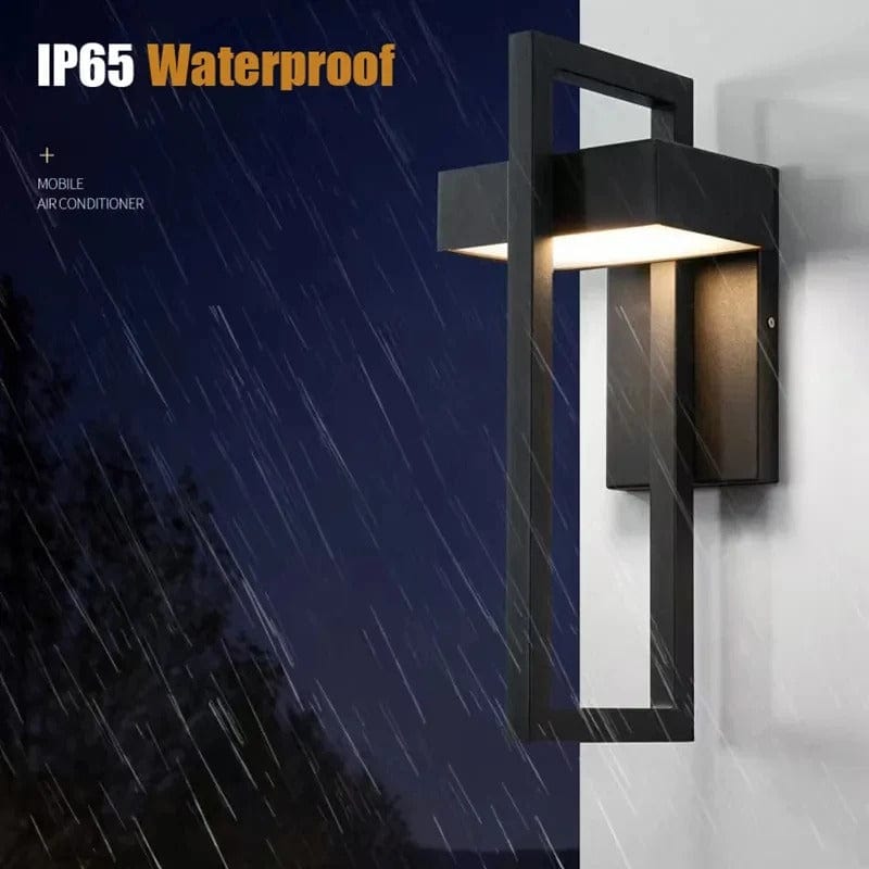 Verthara Modern LED Outdoor Wall Light - Wall-Mounted - IP65 Waterproof - Stainless Steel - Exterior Lighting for Villa - Courtyard - Porch
