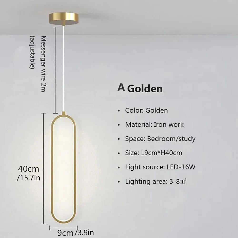 Verthara Modern LED Pendant Light - Single or Double Head
