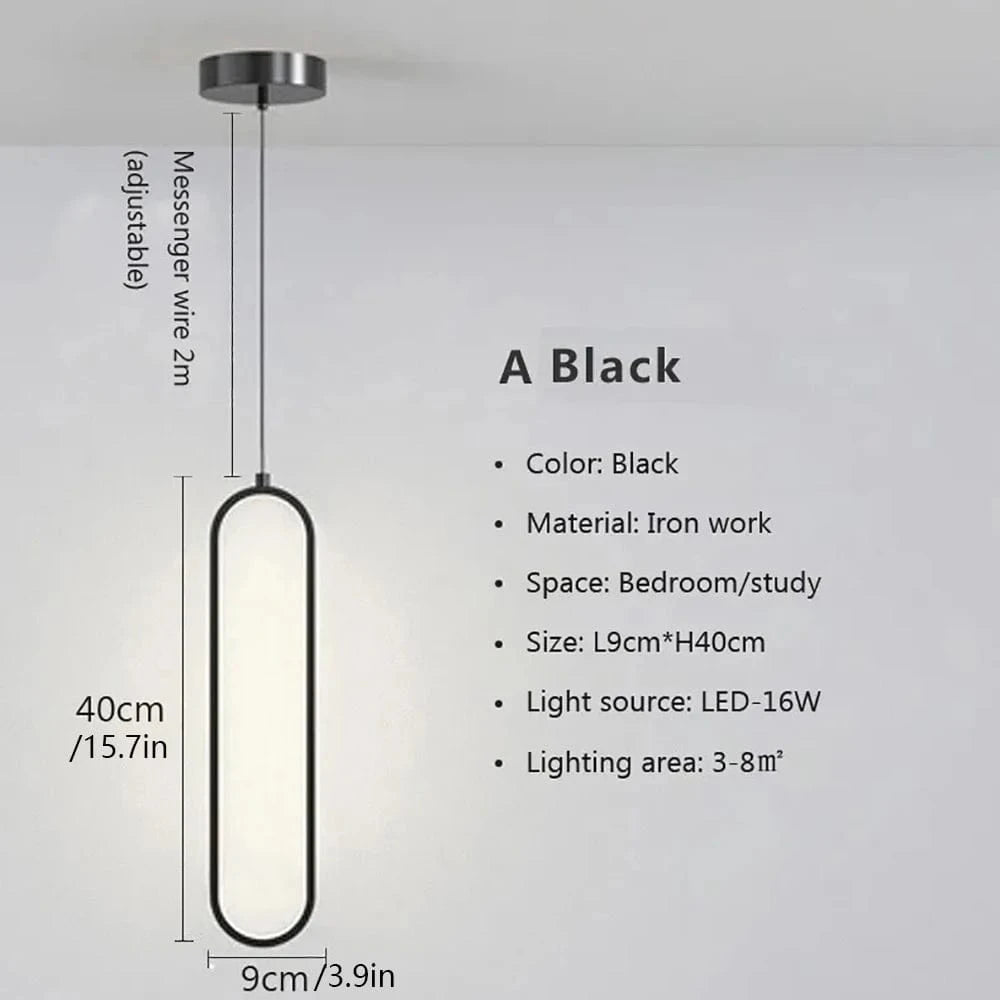 Verthara Modern LED Pendant Light - Single or Double Head