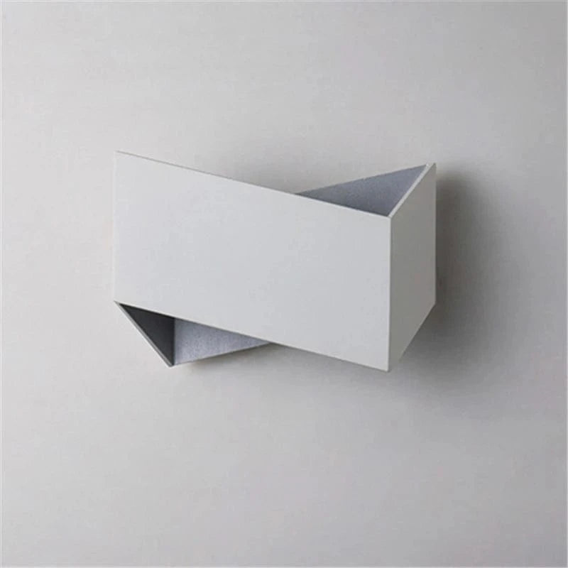 Verthara Modern LED Wall Lamp for Indoor Use – Stylish Wall Sconce Lighting for Bedroom and Living Room White lamp body