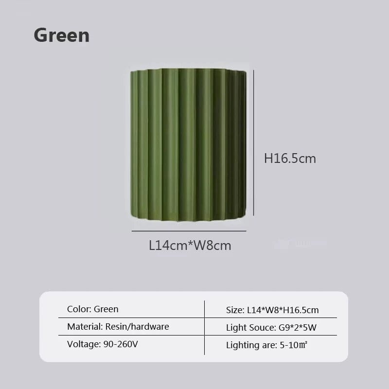 Verthara Modern LED Wall Lamp - Minimalist Macaron Sconce