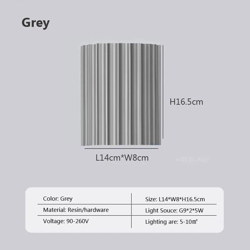 Verthara Modern LED Wall Lamp - Minimalist Macaron Sconce