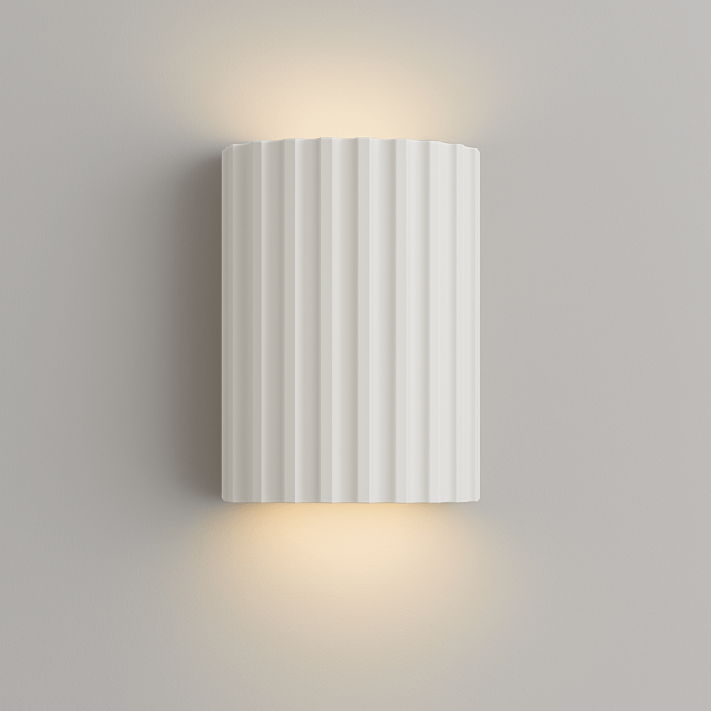Verthara Modern LED Wall Lamp - Minimalist Macaron Sconce White
