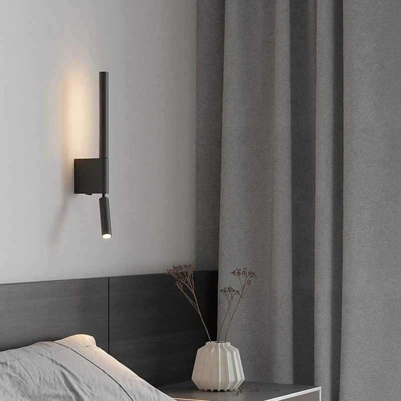 Verthara Modern LED Wall Lamp with 330° Rotation – Adjustable Wall Sconce Light for Bedroom and Indoor Decor