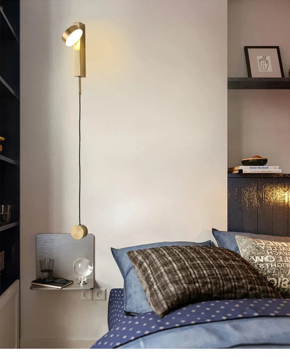 Verthara Modern LED Wall Lamps Rotatable Wall Sconce