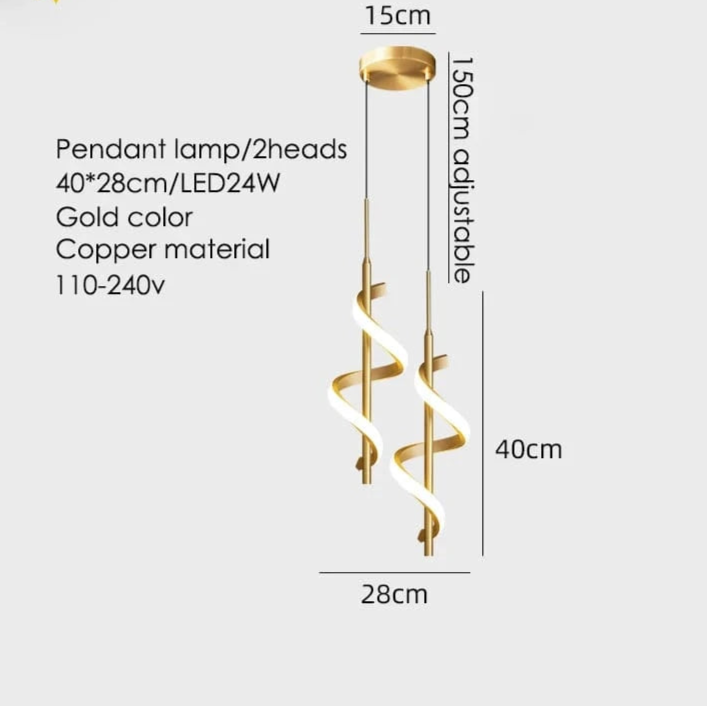 Verthara Modern LED Wall Sconce in Gold Copper with Adjustable Arm – Stylish Wall Lamp for Bedroom and Living Room Lighting
