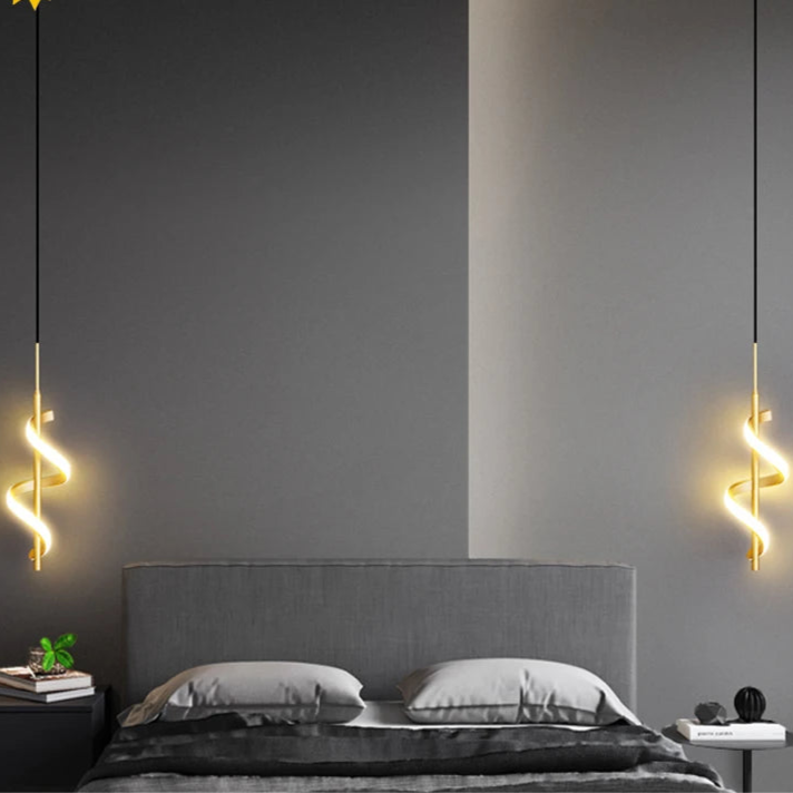 Verthara Modern LED Wall Sconce in Gold Copper with Adjustable Arm – Stylish Wall Lamp for Bedroom and Living Room Lighting