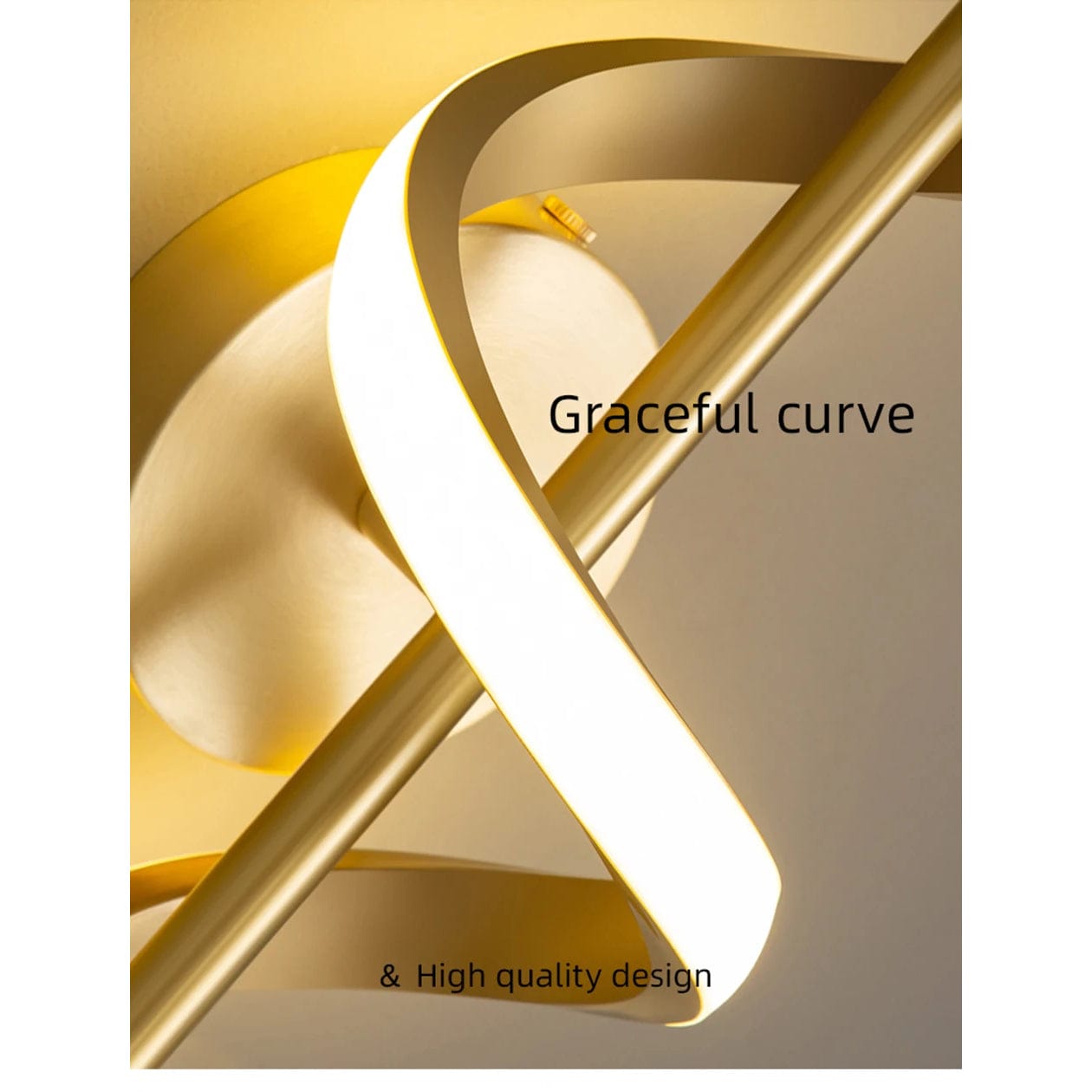 Verthara Modern LED Wall Sconce in Gold Copper with Adjustable Arm – Stylish Wall Lamp for Bedroom and Living Room Lighting