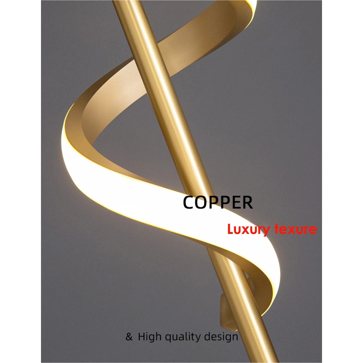 Verthara Modern LED Wall Sconce in Gold Copper with Adjustable Arm – Stylish Wall Lamp for Bedroom and Living Room Lighting