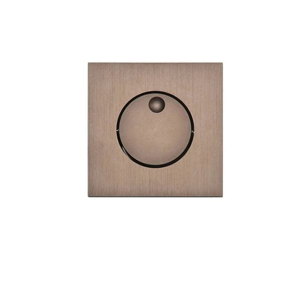 Verthara Modern LED Wall Sconce with 350º Rotation – 3W Recessed Wall Lamp for Bedroom and Stair Lighting, Warm White and Natural White Options Caffee Square / Warm White (2700-3500K)