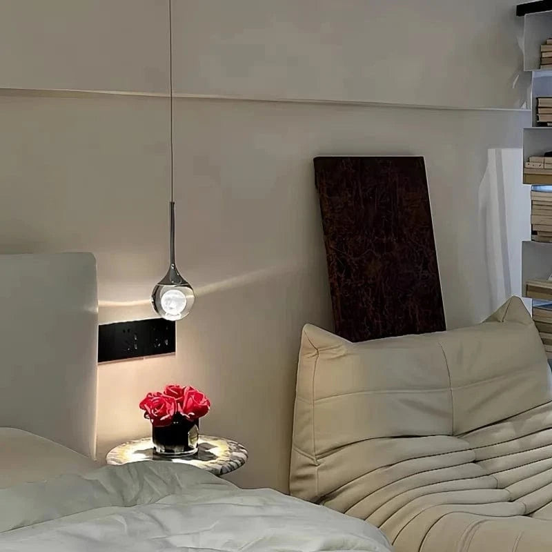 Verthara Modern Luxury Glass Pendant Lamp with Tri-Color Temperature – Elegant Indoor Hanging Lighting for Restaurants and Bars