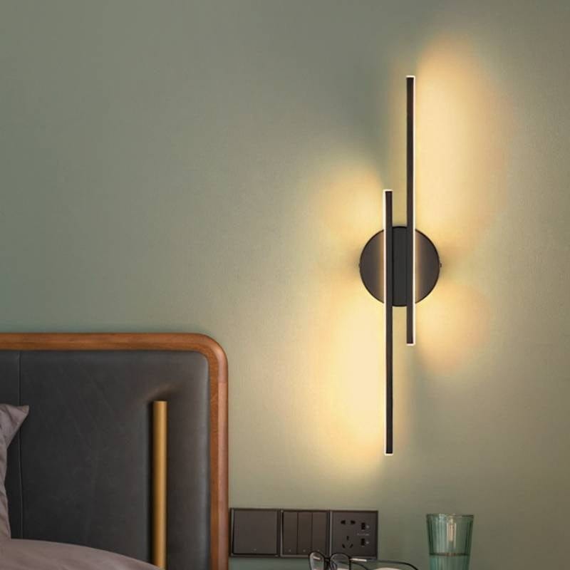 Verthara Modern Minimalist Dual-Line LED Wall Sconce