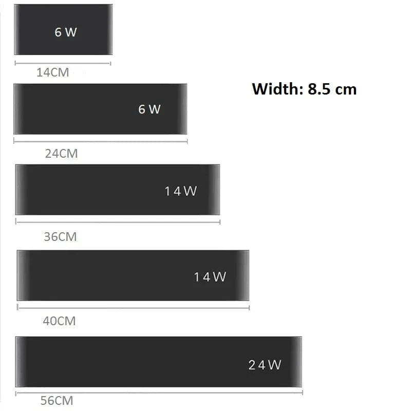 Verthara Modern Minimalist LED Wall Lamp – 6W Aluminum Wall Sconce for Living Room and Bedroom Illumination