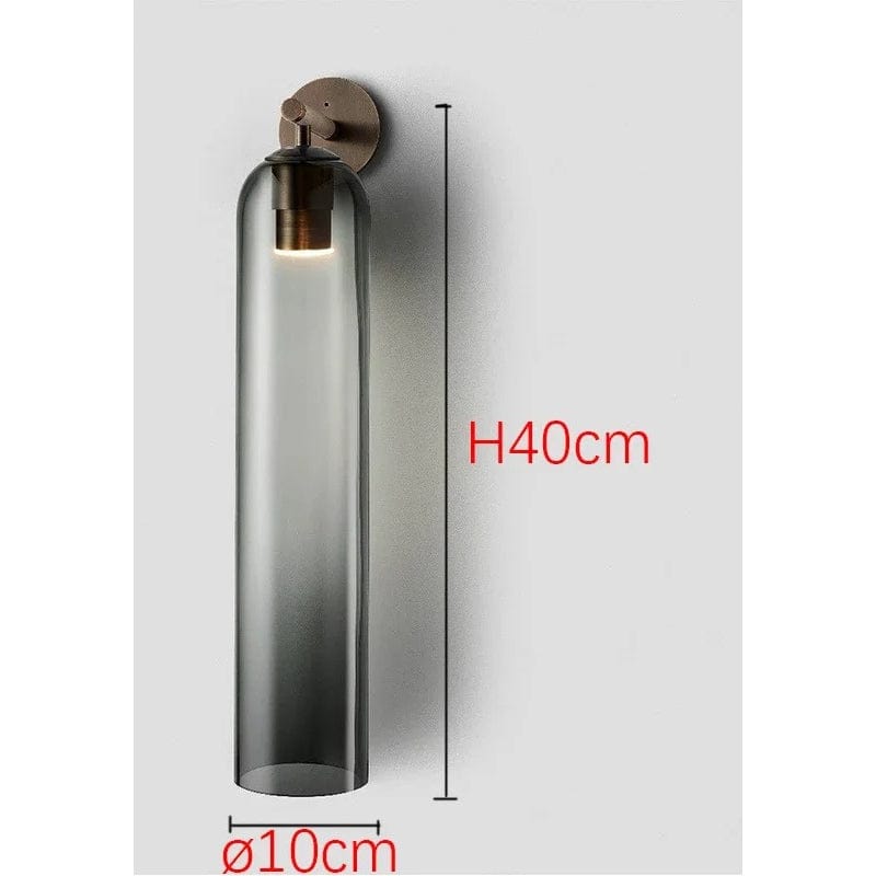 Verthara Modern Minimalist LED Wall Lamp – Glass Art Design for Living Room and Bedroom, Energy Efficient Wall Sconce