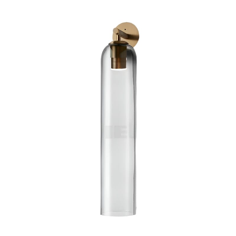 Verthara Modern Minimalist LED Wall Lamp – Glass Art Design for Living Room and Bedroom, Energy Efficient Wall Sconce Clear