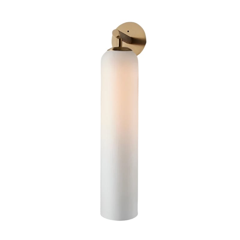 Verthara Modern Minimalist LED Wall Lamp – Glass Art Design for Living Room and Bedroom, Energy Efficient Wall Sconce Frosted White