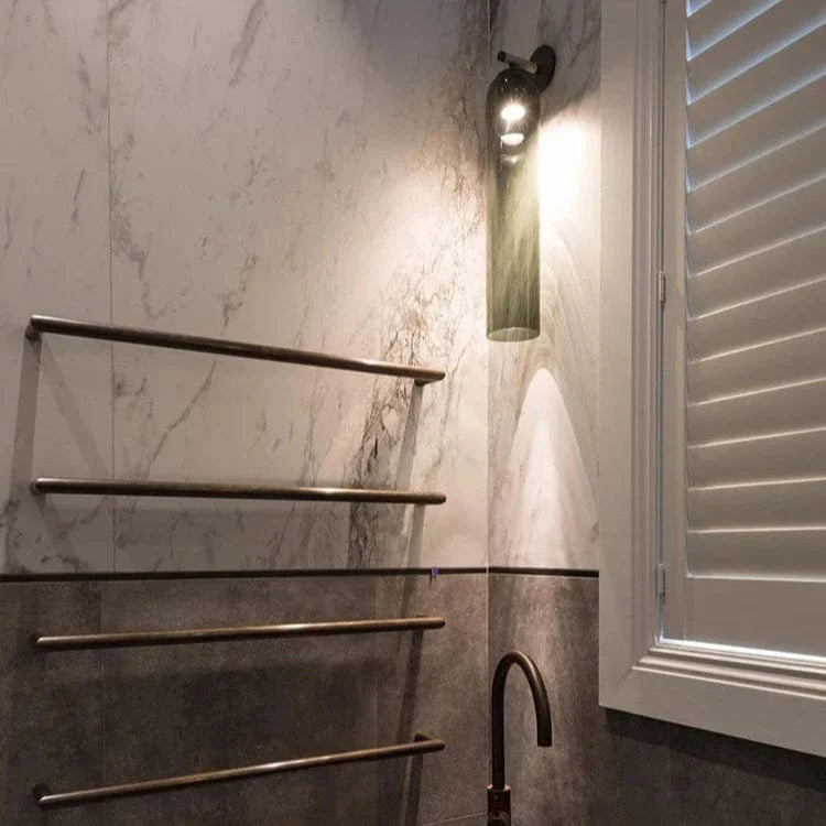 Verthara Modern Minimalist LED Wall Lamp – Glass Art Design for Living Room and Bedroom, Energy Efficient Wall Sconce