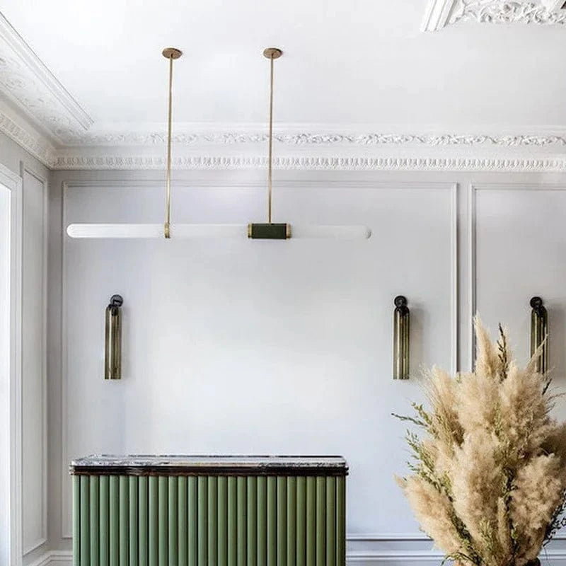 Verthara Modern Minimalist LED Wall Lamp – Glass Art Design for Living Room and Bedroom, Energy Efficient Wall Sconce