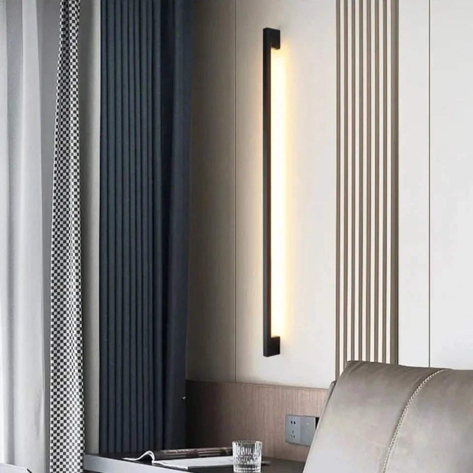 Verthara Modern Minimalist LED Wall Lamp – Versatile Wall Lights Indoor for Living Room and Bedroom with Adjustable Brightness and Multiple Sizes
