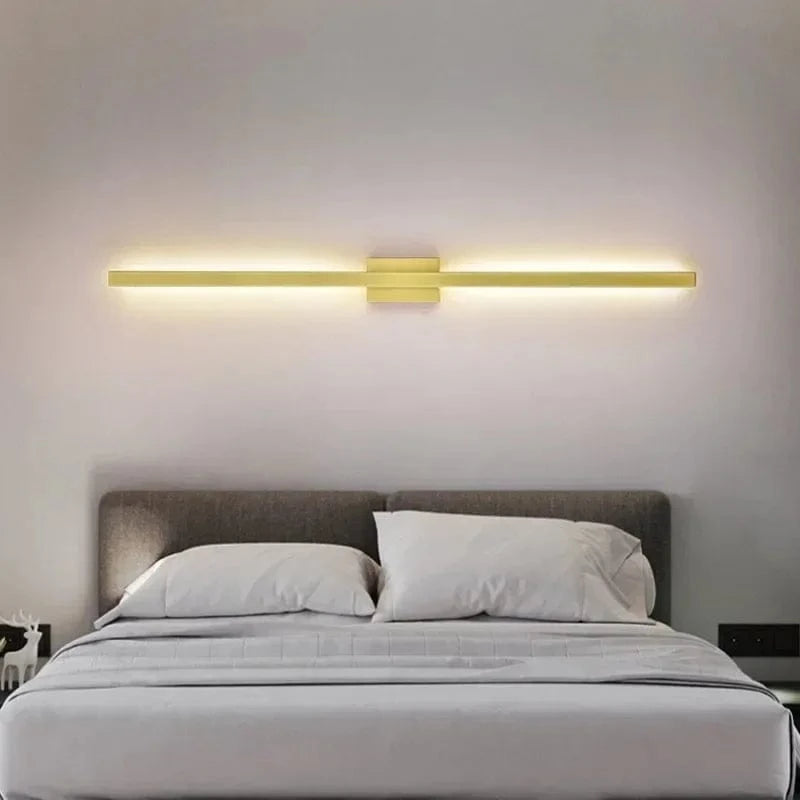Verthara Modern Minimalist LED Wall Sconce Lighting - Energy Efficient Wall Lamp for Bedroom and Living Room Indoor Use