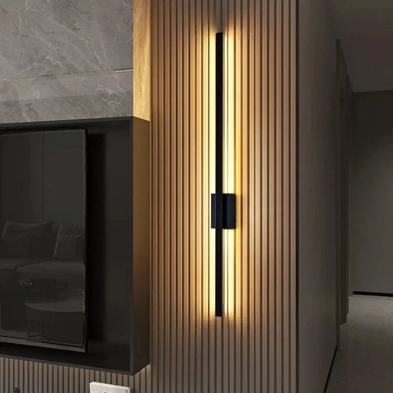 Verthara Modern Minimalist LED Wall Sconce Lighting - Energy Efficient Wall Lamp for Bedroom and Living Room Indoor Use