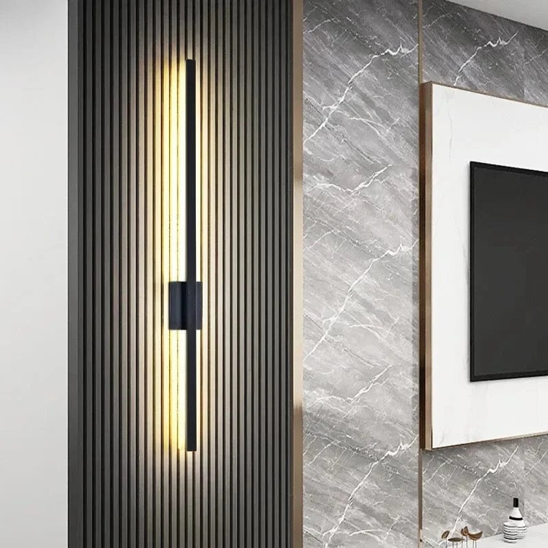 Verthara Modern Minimalist LED Wall Sconce Lighting - Energy Efficient Wall Lamp for Bedroom and Living Room Indoor Use