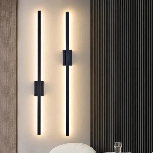 Verthara Modern Minimalist LED Wall Sconce Lighting - Energy Efficient Wall Lamp for Bedroom and Living Room Indoor Use