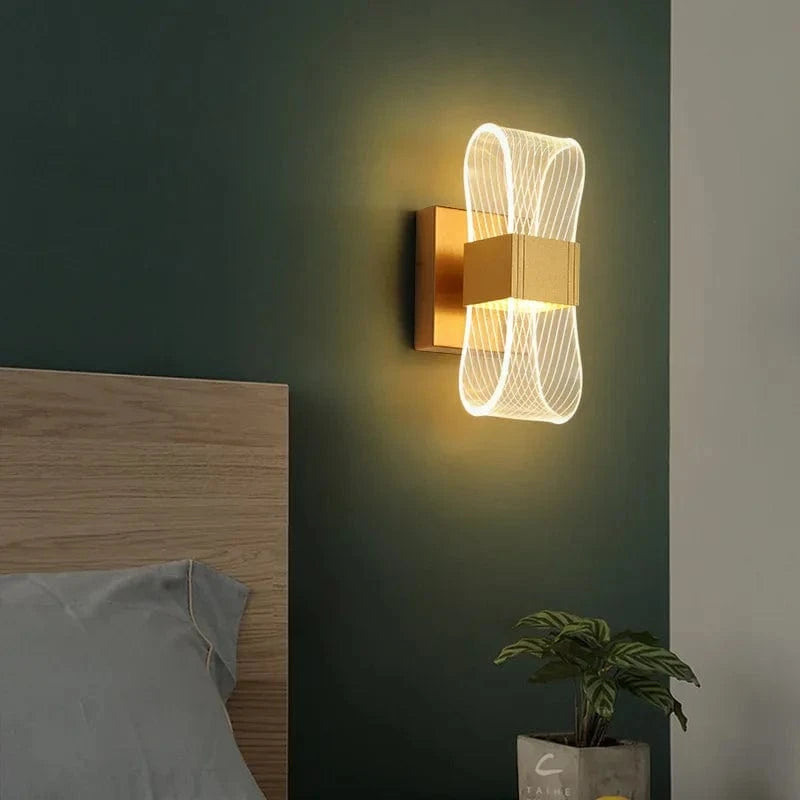 Verthara Modern Nordic LED Wall Lamp – Stylish Aluminum Wall Sconce for Living Room and Bedroom Lighting