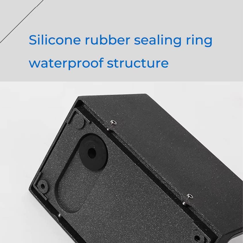 Verthara Modern Outdoor Wall Light – IP65 Waterproof Die-Cast Aluminum Lantern for Garden and Porch, Easy Tool-Free Installation