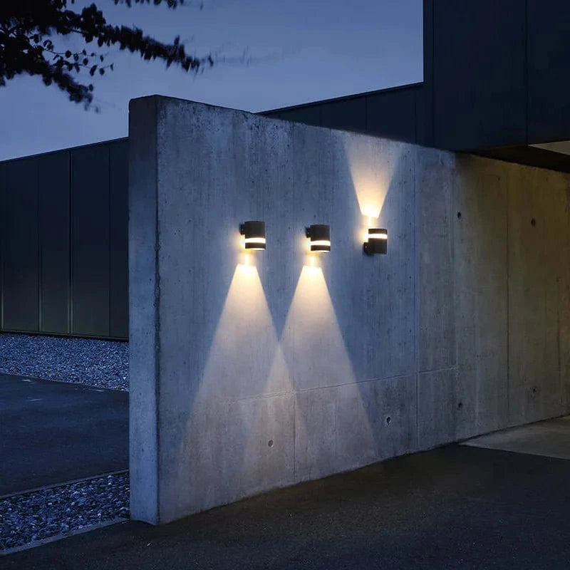 Verthara Modern Outdoor Wall Light - Waterproof Aluminum Sconce for Garden and Porch - 6W/12W Options