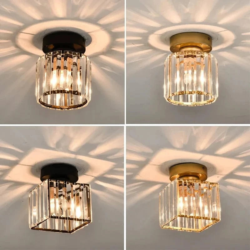 Verthara Modern Pendant Ceiling Light - Retro Style - E27 Base - Metal/Glass Shade - Black/Gold Finish - Ideal For Home Foyer/Kitchen