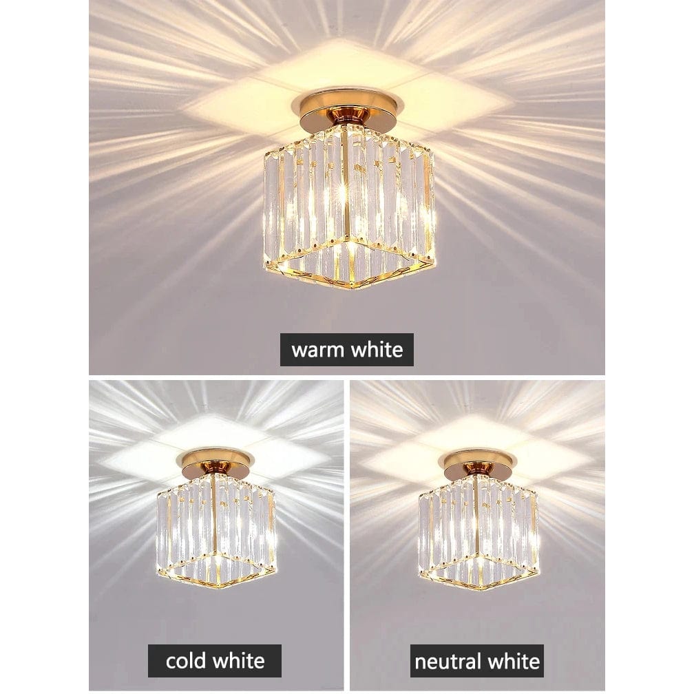 Verthara Modern Pendant Ceiling Light - Retro Style - E27 Base - Metal/Glass Shade - Black/Gold Finish - Ideal For Home Foyer/Kitchen