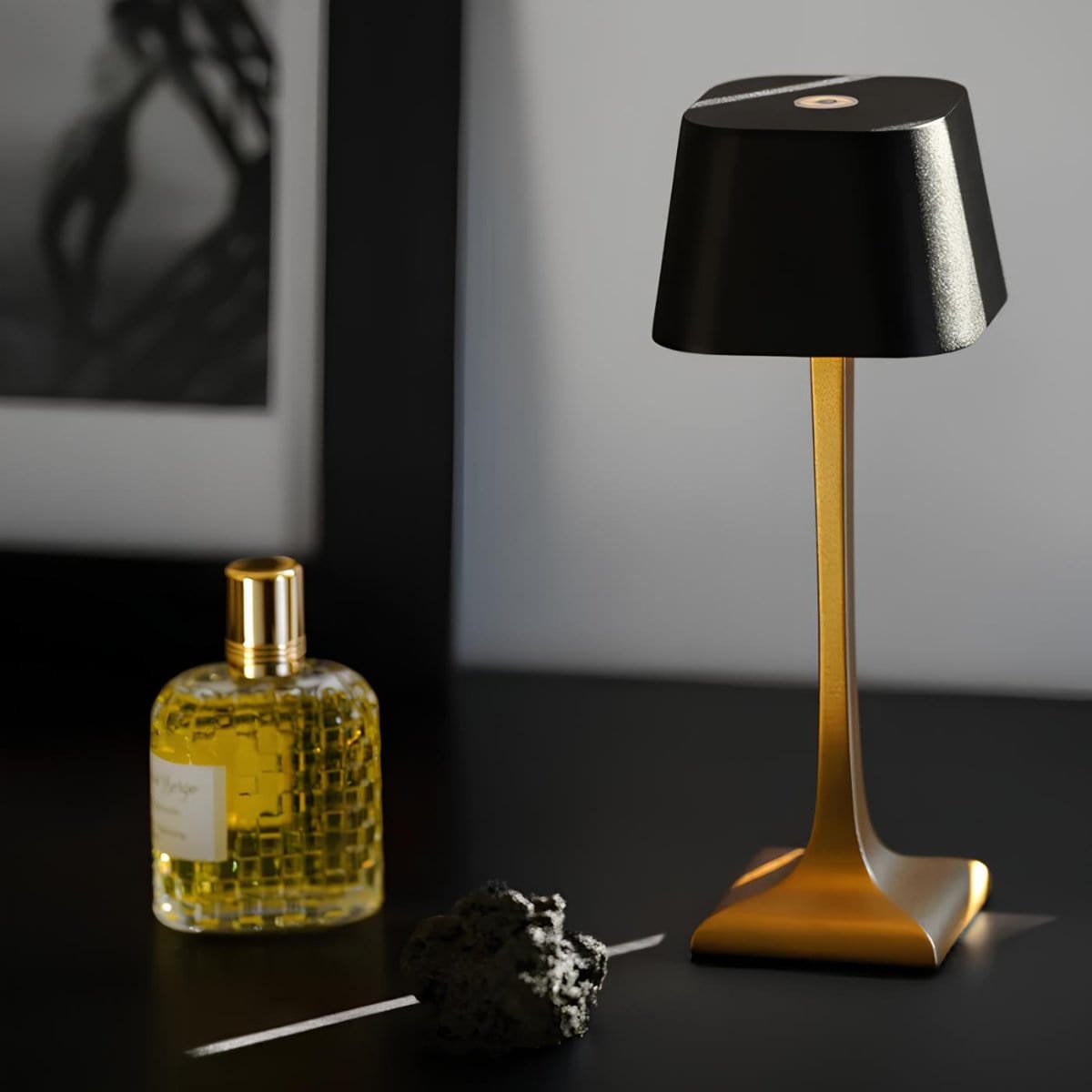 Verthara Modern Touch-Control LED Rechargeable Table Lamp
