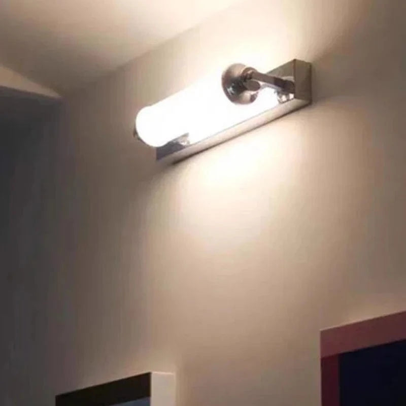 Verthara Modern Wall Sconce Lighting for Bedroom and Living Room – Stylish Wall Lamp with Metal and Glass Design