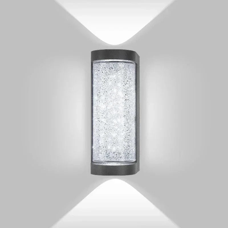 Verthara Modern Waterproof Crystal LED Wall Lamp - Stylish Outdoor Wall Lights for Indoor and Outdoor Use, Versatile Wall Sconce Lighting