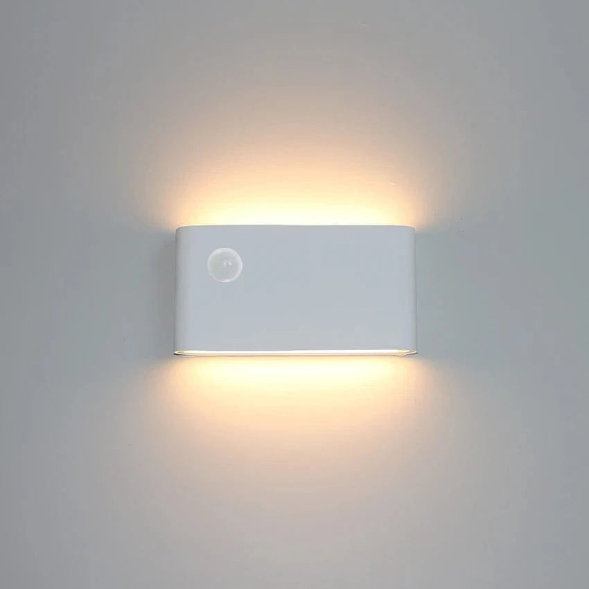 Verthara Modern Waterproof LED Outdoor Wall Lamp with Motion Sensor for Garden and Corridor – Energy Efficient Exterior Wall Lights White