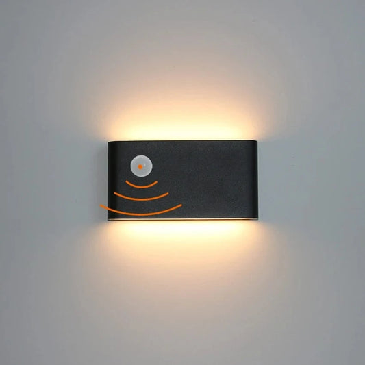 Verthara Modern Waterproof LED Outdoor Wall Lamp with Motion Sensor for Garden and Corridor – Energy Efficient Exterior Wall Lights