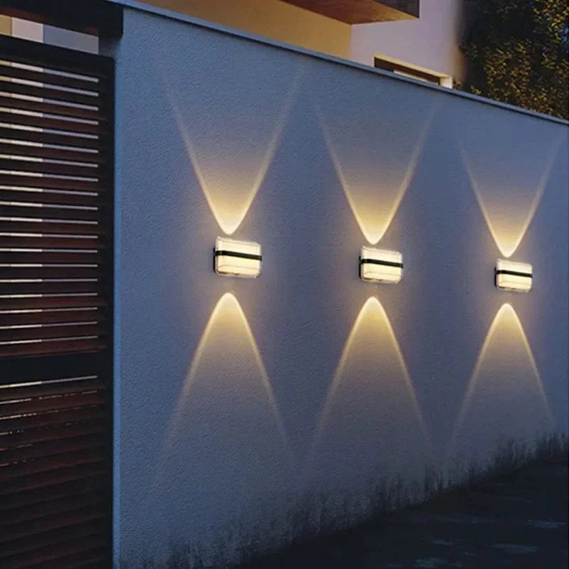 Verthara Modern Waterproof Outdoor Wall Lamp - IP65 Rated Circular Design for Balcony, Corridor, and Courtyard Lighting