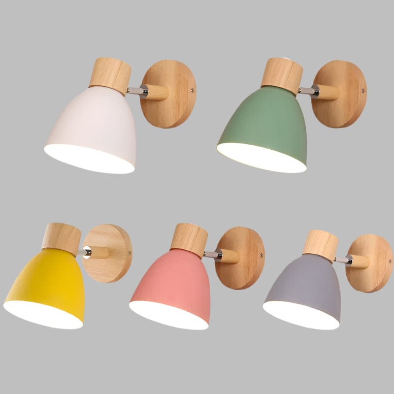 Verthara Modern Wood - Iron Wall Light