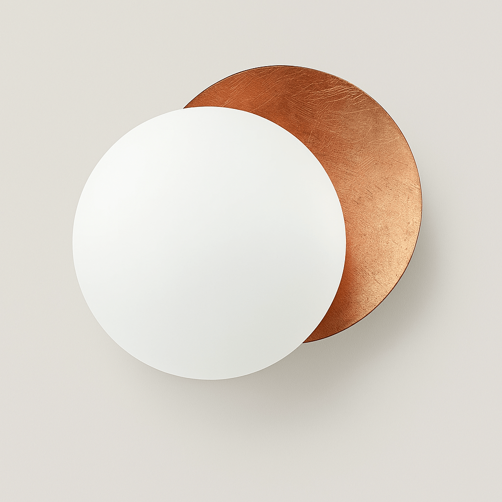 Verthara Moon Concept Wall Lamp White-Bronze