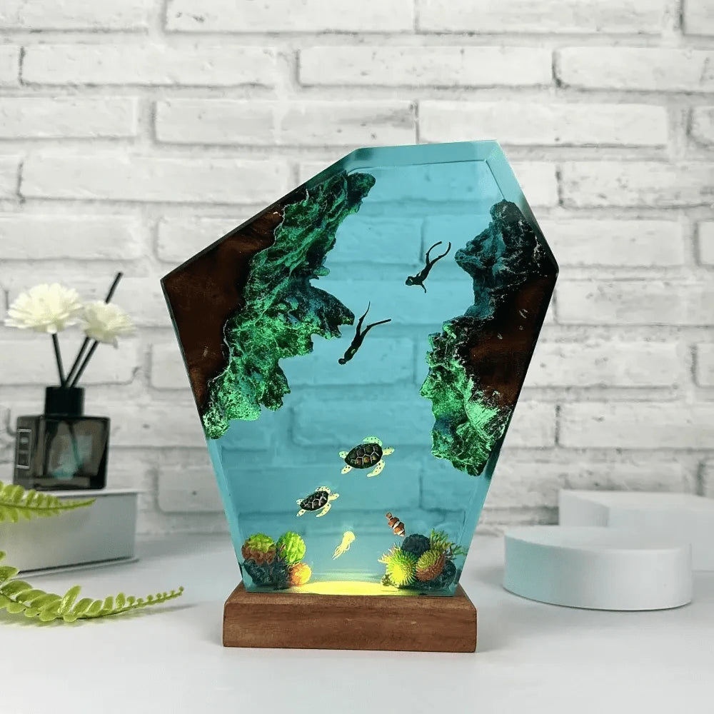 Verthara Nature-Inspired Resin Night Light