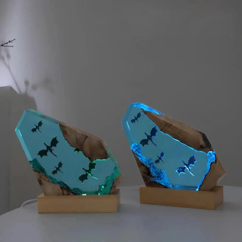 Verthara Nature-Inspired Resin Night Light