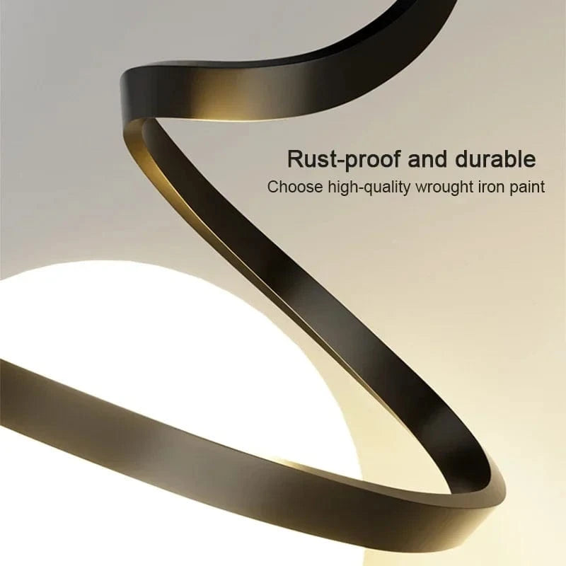 Verthara Nordic Black Pendant Light – Modern LED Hanging Light for Kitchen and Dining Room, Adjustable Height, Energy Efficient