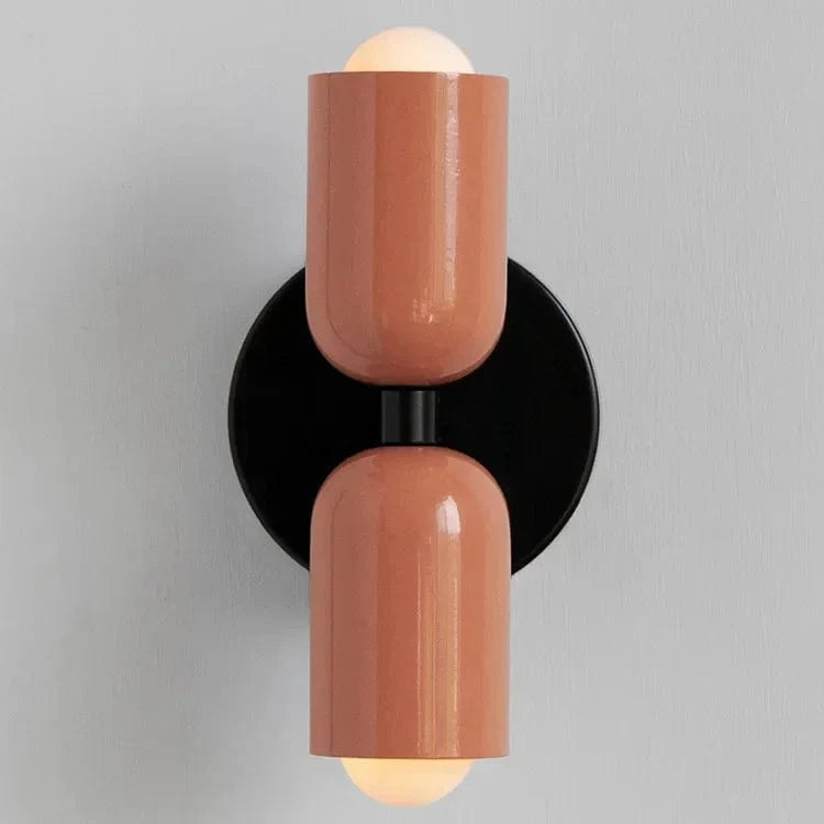 Verthara Nordic Colorful Bedside Dual Light Source Wall Lamp