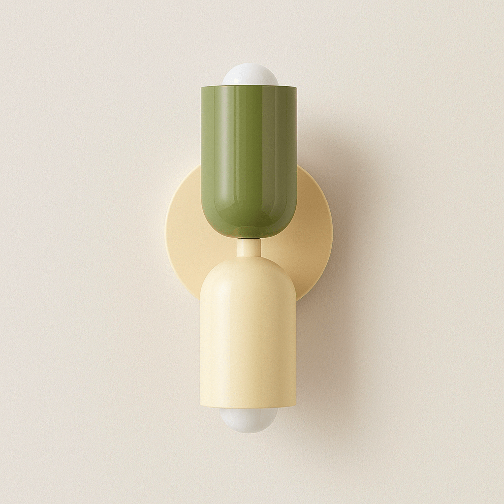 Verthara Nordic Colorful Bedside Dual Light Source Wall Lamp