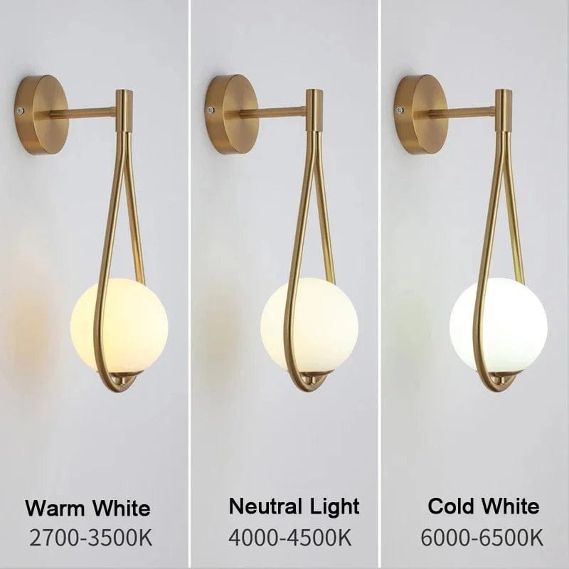 Verthara Nordic Glass Wall Lamp - G9 LED