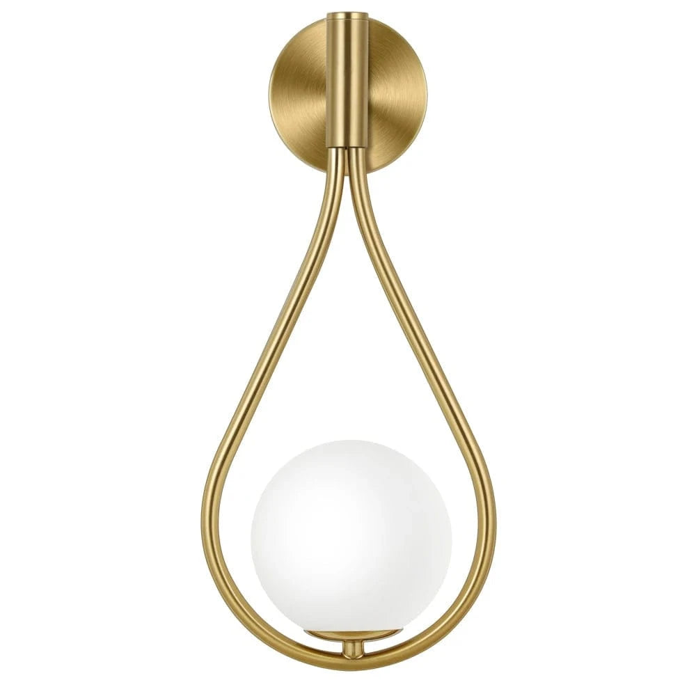 Verthara Nordic Glass Wall Lamp - G9 LED Gold / Warm White (2700-3500K) / 1